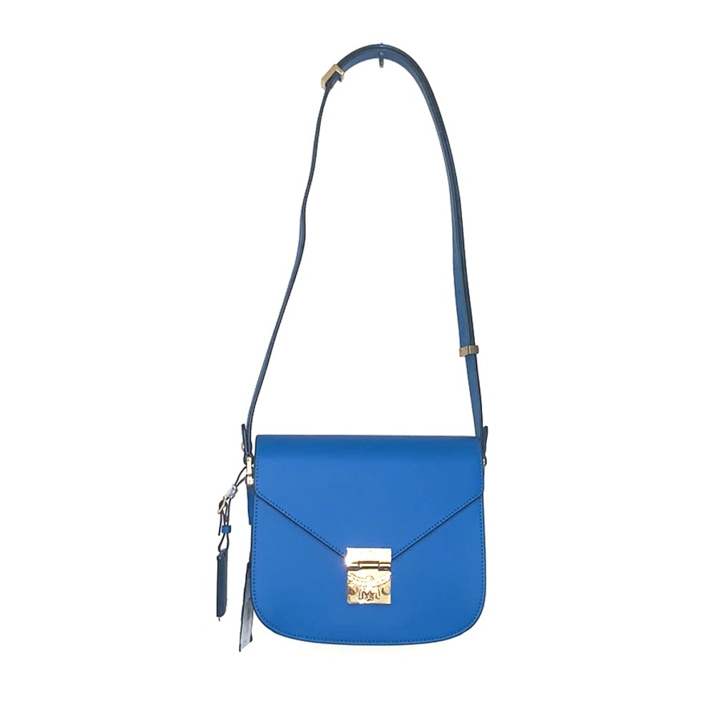 NWT MCM Patricia Crossbody in Royal Blue